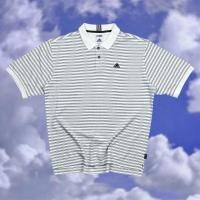 ราคา Adidas Polo White (Size XL) มือสอง เสื้อตีกอล์ฟ เสื้อโปโล (43861072120)