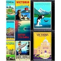 ราคา แม่เหล็กติดตู้เย็น บริติชโคลัมเบีย แคนนาดา อะครีลิค 2×3 นิ้ว Acrylic Fridge magnet Canada British Columbia C 2x3" (7941669910)