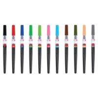 ราคา ปากกาพู่กันหมึกในตัว Pentel Art Brush Pen สีต่างๆ (19225850990)