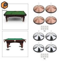 ราคา Prettyia 4 ตัวปรับระดับขาโต๊ะบิลเลียด - เพิ่มเสถียรภาพสำหรับโต๊ะเกม (43819916283)