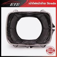 ราคา กรอบไฟหน้า เหล็ก ใส่ มิตซูบิชิ สตราด้า แอล200 รุ่นตาลึก ปี 1996-2002 (19225141951)