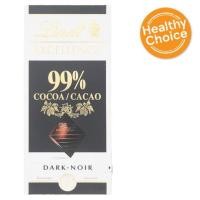 ราคา ✨ขายดี✨ ลินด์ เอ็กเซอร์แลนซ์ ดาร์ก โกโก้ 99% ดาร์กช็อกโกแลต 50กรัม Lindt Excellence 99% Cocoa Dark Chocolate 50g (8475004218)