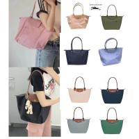 ราคา (แท้ Size M/L หูยาว ) Longchamp Le Pliage Original Tote Bag หูยาว ความจุสุดปัง กระเป๋าสะพายใบใหญ่ (44263702950)