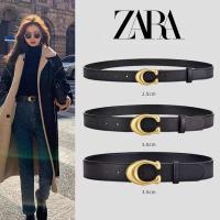 ราคา Zara เข็มขัดหนัง สีดํา เข้ากับทุกการแต่งกาย เรียบง่าย ระดับไฮเอนด์ แฟชั่นฤดูร้อน สําหรับกางเกงยีน ก (29962096348)