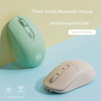 ราคา mouse wireless เมาส์ไร้สาย เป็นที่นิยม วิทยาศาสตร์เมาส์ไร้สายเงียบเกมสํานักงานคอมพิวเตอร์ตั้งโต๊ะโน๊ตบุ๊คสากลแบบพกพาบลูทูธชาร์จ (26692417807)