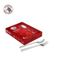 ราคา Zebra ช้อน-ส้อม รุ่นclassic II 2.5มิล ตราหัวม้าลาย (6842241592)