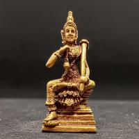 ราคา พระวิษณุกรรม เทพเจ้าแห่งงานฝีมือและการช่าง เนื้อทองเหลือง ขนาด 3 ซม. (25920257751)