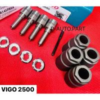 ราคา หัวฉีดดีเซล เบอร์ 145p864 ครบชุด 864 ปลาย 4 ตัว พร้อม ปลอกแท้ + แหวนแท้ ใส่เดิม วีโก้Vigo2500 ,Toyota Tiger 2500 (24625011998)