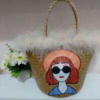 ราคา กระเป๋าสานกระจูด ทรงแตงโม น้องหญิงฟรุ้งฟริ้ง (5555126694)