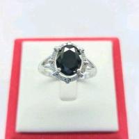 ราคา แหวนนิล แหวนเงินแท้ 925 ตัวเรือนชุบทองคำขาวแท้ (6024846463)