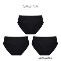 ราคา Sabina ซาบีน่า กางเกงชั้นใน (Set 3 ชิ้น) Microfiber Everyday Series กางเกงในทรงเอวสูงปานกลาง รหัส NUZ24017BK - สีดำ (28809426068)