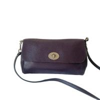 ราคา Coach กระเป๋าสะพายสีม่วงเข้ม กระเป๋ามือสอง (24628072319)