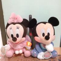 ราคา ตุ๊กตา baby mickey,baby minnie ป้ายห้อย (498997323)