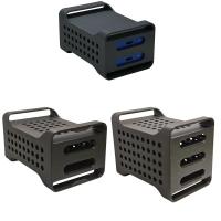 ราคา SAMSUNG ผู้ถือ 3D-พิมพ์สําหรับSamsung T7 SSD,กรณีการจัดเก็บพร้อมฝาครอบสไลด์,ช่องระบายอากาศระบายความร้อนและType-Cสายสล็อตสําหรับT7 แบบพกพาSolid State Drive Storage Organizer (41411248049)