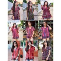 ราคา เสื้อกะเหรี่ยงผ้าทอนากา เสื้อดอย (3456120065)