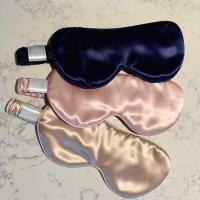 ราคา Double Sided Silk Eye Mask silp Same Style Mulberry Silk Eye Mask 19mm Silk ปักโลโก้ Cross Border Ready Stock Batch (24946872456)