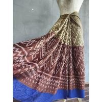 ราคา ผ้าถุงผ้าฝ้ายมัดหมี่ทอมือสี่ตะกอลายลูกหวายหมักโคลน (4667622149)