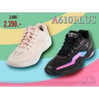 ราคา VICTOR รองเท้าแบดมินตัน รุ่น A610 Plus มี2สี ชมพูส้มอ่อน และ ดำ (17534828847)
