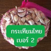 ราคา กระเทียมไทยแกะกลีบเบอร์ 2 กลาง 1 กก (43119625072)