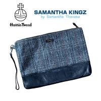 ราคา Harris Tweed x SAMANTHA KINGS clutch ใบใหญ่ เท่ สภาพดี (25031697948)