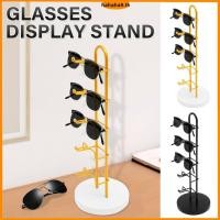 ราคา 5คู่แว่นกันแดดการจัดเก็บชั้นวางแว่นตากรอบโลหะที่มีฐานไม้เหมาะสําหรับตารางแสดง ร้านค้า7994 (42412855388)