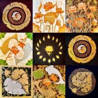 ราคา ภาพวาดติดผนัง ภาพวาดใบโพธิ์ (3688227236)