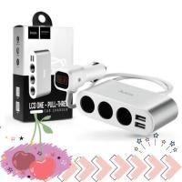 ราคา พร้อมส่งจากไทย Hoco Z13 Car Charger Dual USB 3 Car Charger ตัวช่องขยายชาร์จภายในรถยนต์ พร้อมบอกค่าแบตเตอร์รี่ (40802872530)