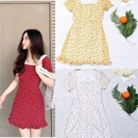 ราคา เดรสลายดอกหางนางเงือก 3 สี (เหลือง แดง ขาว) (42308836075)