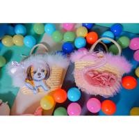 ราคา กระเป๋าสานฟางข้าวตกแต่งขนมิ้ง (8210278358)