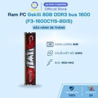 ราคา [Hanoi] Gskill PC Ram 8GB DDR3 bus 1600 (F3-1600C11S-8GIS) - 36 เดือน (40864560946)