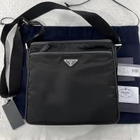 ราคา ใหม่ PRADA Prada Black Nylon Messenger Bag One Shoulder Crossbody Men s Bag (19866582246)