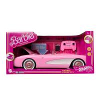 ราคา Hot Wheels RC Barbie Corvette, Battery-Operated Remote-Control Toy Car from Barbie The Movie, (20380966388)