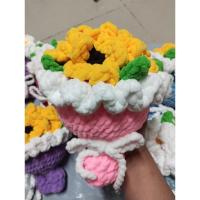 ราคา ช่อดอกไม้ไหมพรม(อุด้งเส้นใหญ่) (26576212048)