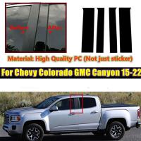 ราคา &BEST & 4 ชิ้นเสารถโพสต์ประตูหน้าต่าง Trim สติกเกอร์รูปลอกสําหรับ Chevy Colorado/GMC Canyon Crew Cab 2015-2022 (40215254098)