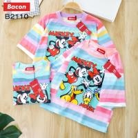 ราคา เสื้อครอป สายรุ้ง ลาย มิกกี้เมาส์ Mickey Mouse คอตตอน (14347360965)