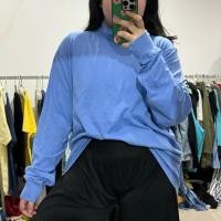 ราคา เสื้อยืดแขนยาวคอเต่าสีน้ําเงิน Lands End Baby (41805730177)