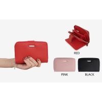 ราคา ของแท้ ส่งไวจากไทย David jones paris กระเป๋าสตางค์ สไตล์วินเทจ สำหรับผู้หญิง สีดำ (18273539434)