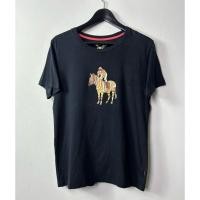 ราคา black cotton t shirt paul smith jeans (used) (29016042524)