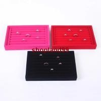 ราคา ที่โชว์แหวน ที่เก็บเครื่องประดับ ถาดโชว์แหวน ถาดแหวน กำมะหยี่ (19096455145)