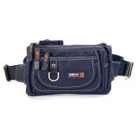 ราคา กระเป๋าคาดเอวสะพายหน้าอกผ้าสีดำHEYI แบบซิปเยอะหลายชั้น (1902037221)