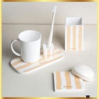 ราคา Maison Stripe Diatomite Bathroom Series – จานสบู่ / ถาด / ที่ใส่แปรงสีฟัน / ที่ใส่แปรงสีฟัน (43806443218)