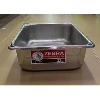 ราคา Zebra อ่างอุ่นอาหารเล็ก ทรงลึก ทรงตื้น สแตนเลส ตราหัวม้าลาย ขนาด 32 ซม. (14430113220)