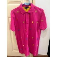 ราคา เสื้อโปโล Playboy Size L สีชมพู (26462578991)