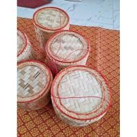ราคา กระติ๊บข้าวเหนียวไม้ไผ่ขาเป็นพลาสติกใหญ่ (8155304924)