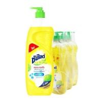 ราคา แพ็ค 3 ขวด น้ำยาล้างจานซันไลต์ เลมอนเทอร์โบ แบบปั๊ม ขวดละ 750 มล. (42412372311)