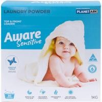 ราคา ผลิตภัณฑ์สำหรับซักผ้าชนิดผง Aware Sensitive Laundry Powder ขนาด 1 kg ผงซักฟอก ปราศจากสารก่อภูมิแพ้ และคันระคายเคืองผิว (7406346832)