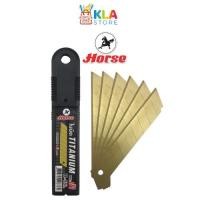 ราคา ใบมีดไทเทเนียม ตราม้า #L H-55L 45องศา 1x1 (42418252050)