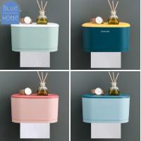 ราคา กล่องใส่ทิชชู่ กล่องใส่กระดาษชำระ ติดผนังไม่ต้องเจาะ กันน้ำ ใส่ได้ทั้งทิชชู่แบบม้วนและแบบแผ่น #S-0007 (11098668188)