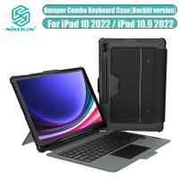 ราคา เคสคีย์บอร์ด Nillkin (รุ่น Backlit) สําหรับ Samsung Galaxy Tab S9+ / S9 Plus / S10++ พร้อมที่ใส่ดินสอมัลติฟังก์ชั่นกันกระแทกฝาครอบป้องกันกล้องสไลด์ (24435434164)