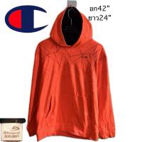 ราคา sฮ17 มือสอง ตำหนิเยอะ เก่า ลายลอก มีคราบลดราคาให้ Champion Duo Dry Hoodie สำหรับเด็ก ไซส์ L (12-43) สีส้ม แชมป์ (26731786481)